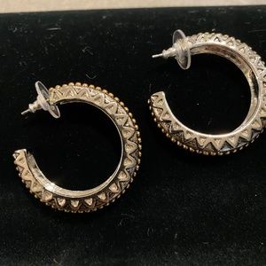 Chicos Gold/silver toned earings
